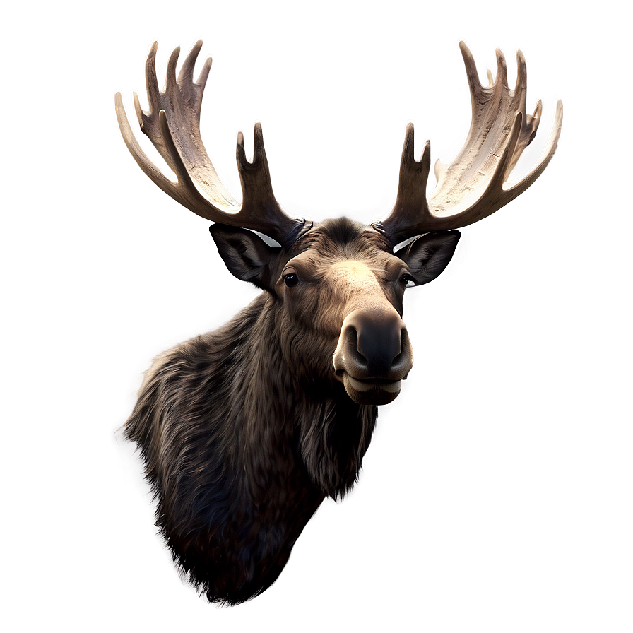 Moose Head With Antlers Png Kut