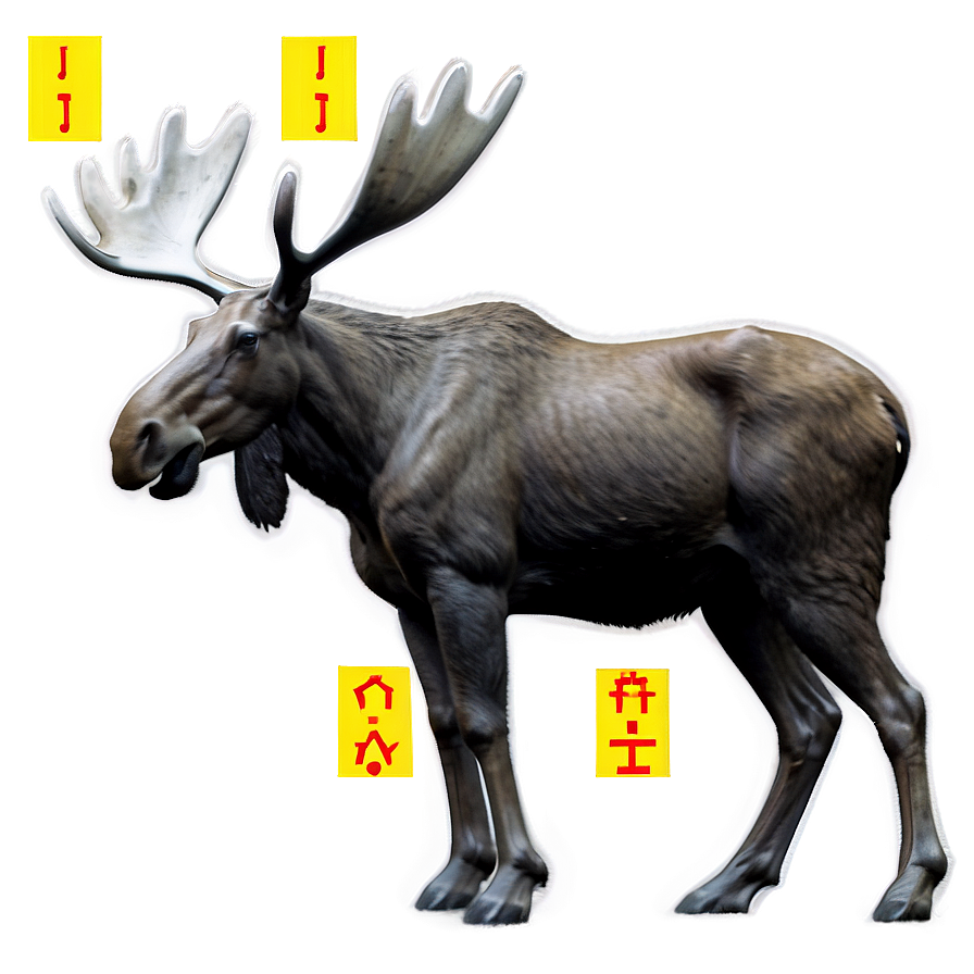 Moose Sketch Art Png 05242024