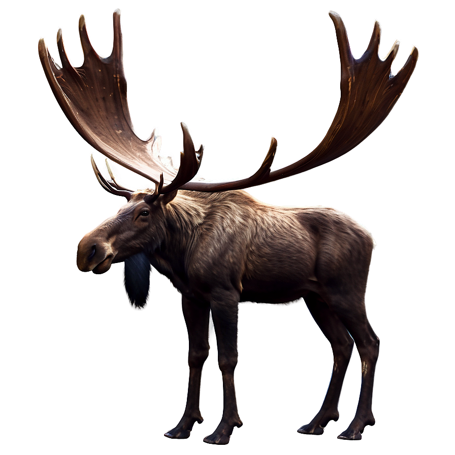 Moose With Large Antlers Png Gbc15