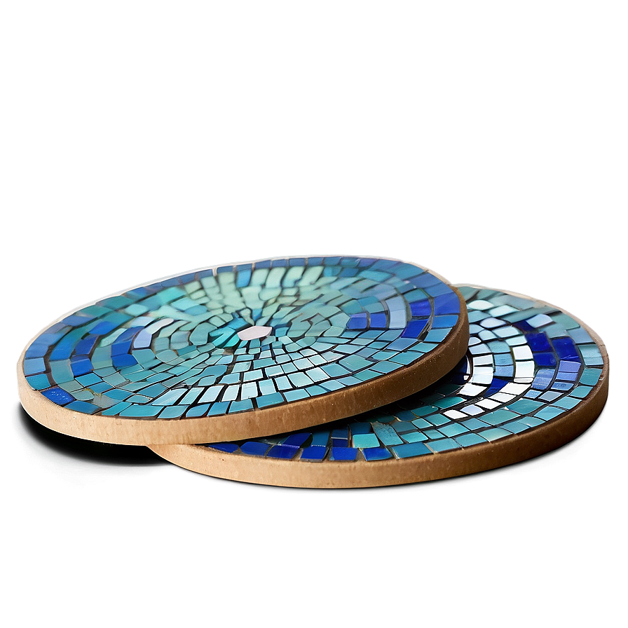 Mosaic Coaster Diy Png Ugm