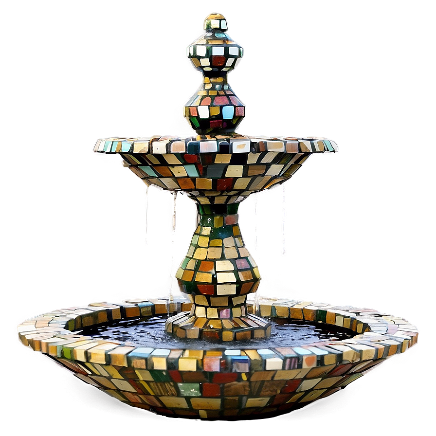 Mosaic Fountain Ideas Png 8