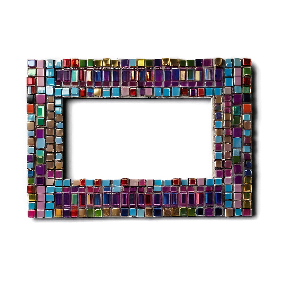 Mosaic Picture Frame Png Ofd10