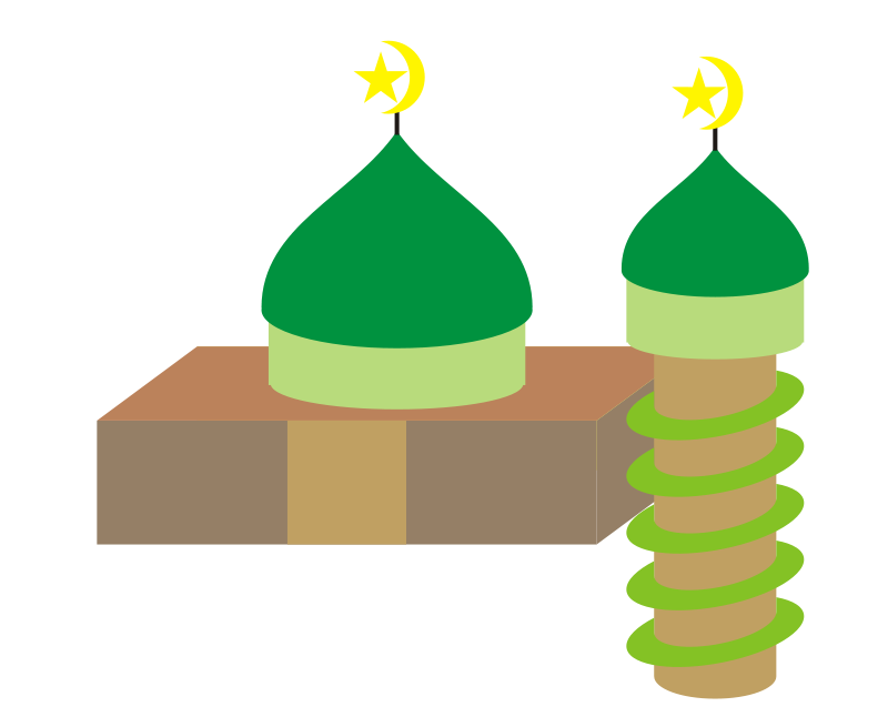 Mosque Graphic Illustration