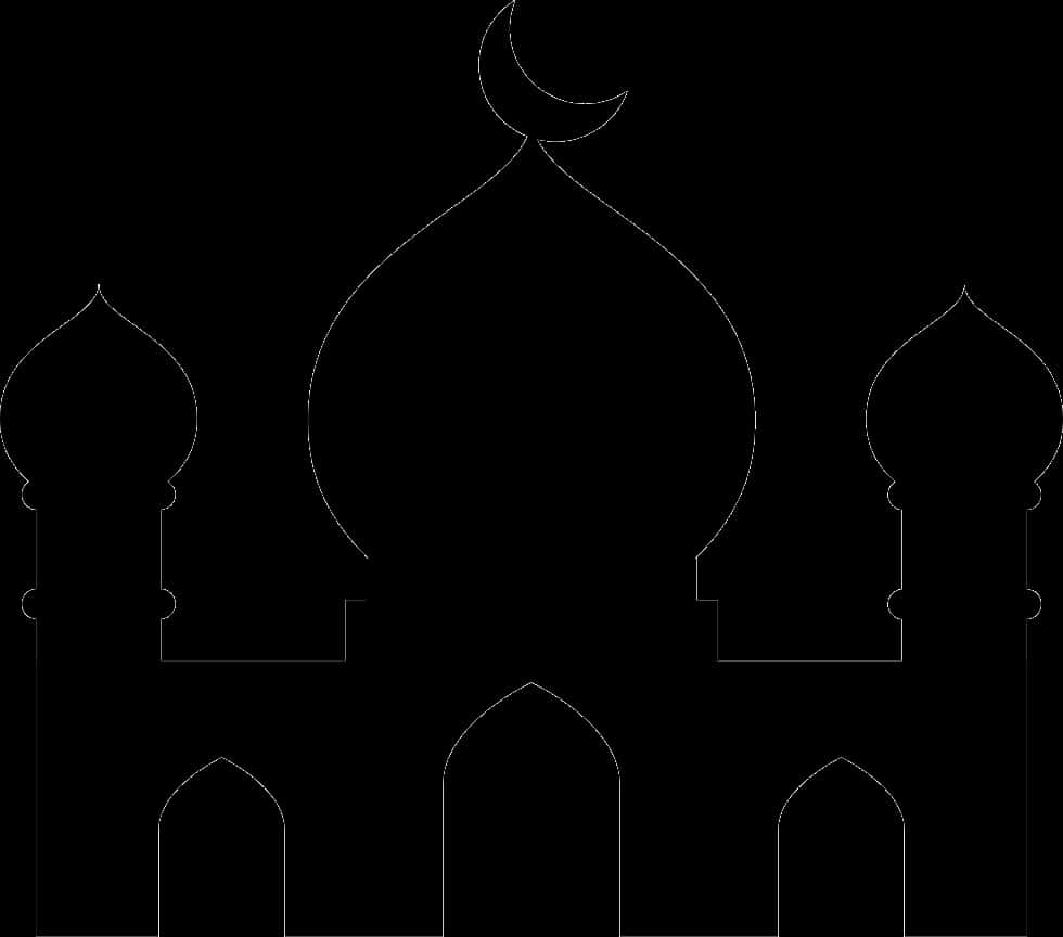 Mosque Silhouette Outline