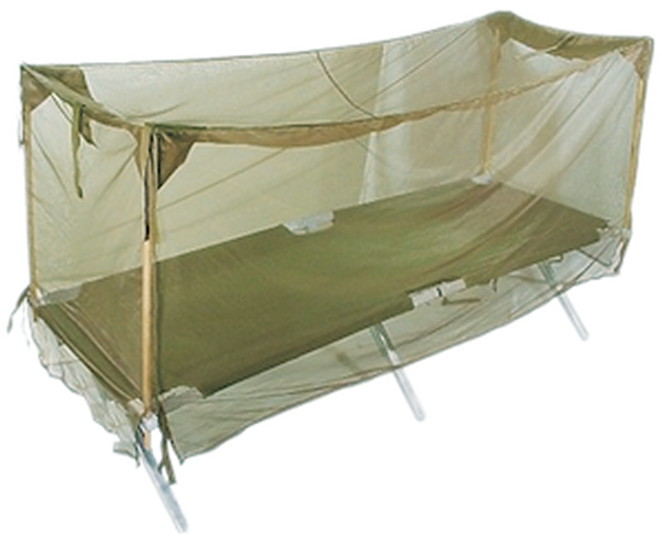 Mosquito Net Covered Cot