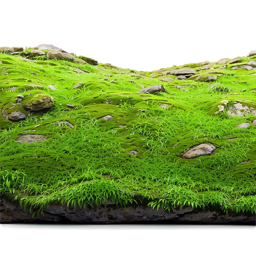 Moss Covered Rock Texture Png 06122024