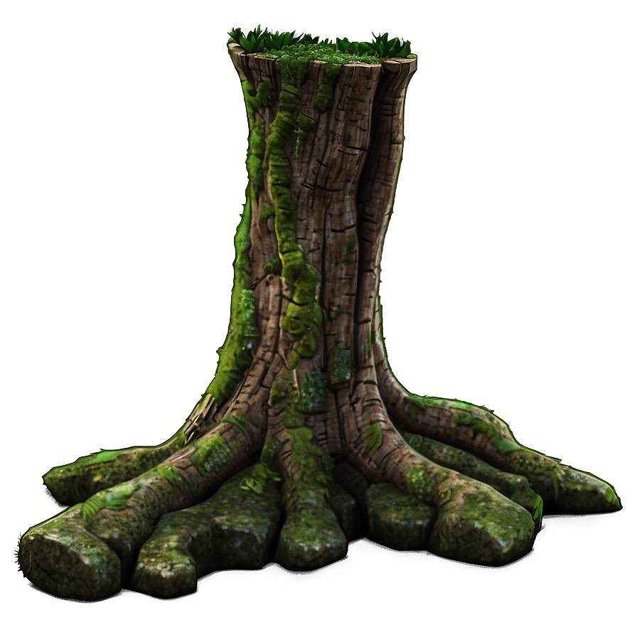 Mossy Tree Trunk Png 05242024