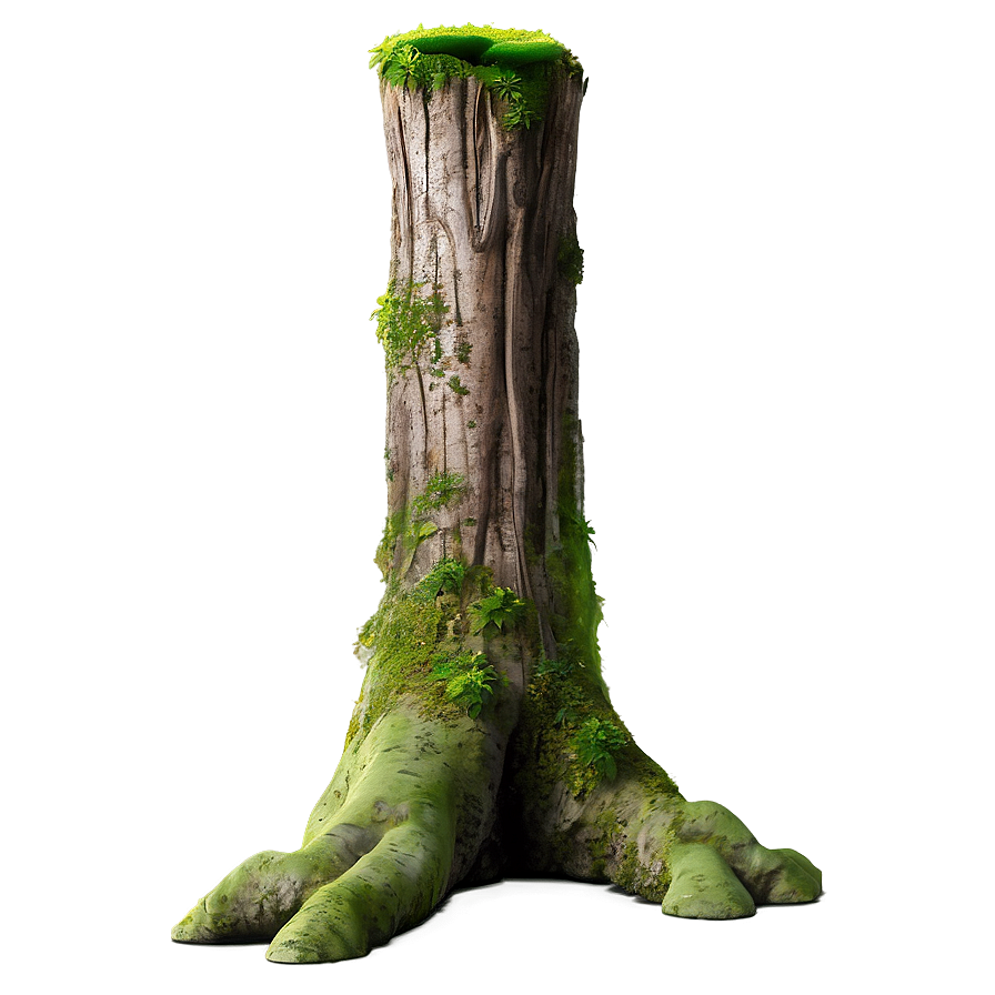 Mossy Tree Trunk Png 05242024