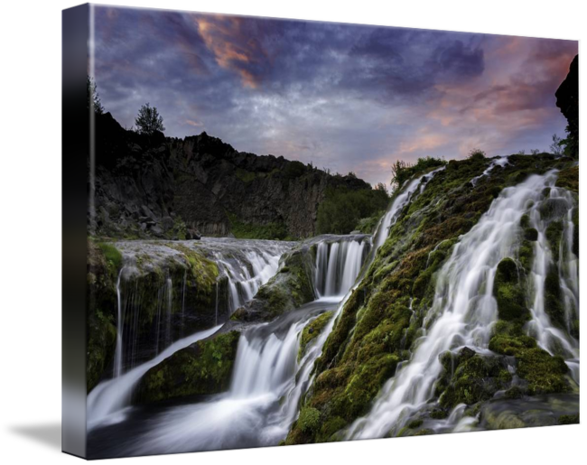 Mossy_ Waterfall_at_ Twilight