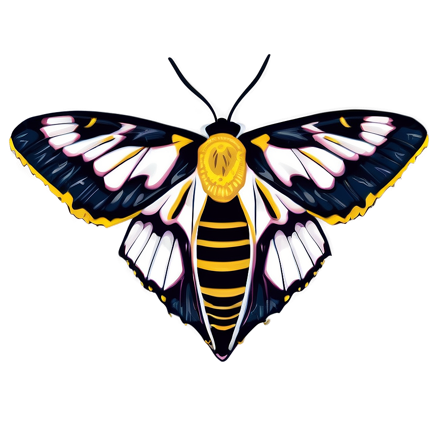 Moth Illustration Black And White Png Ihd