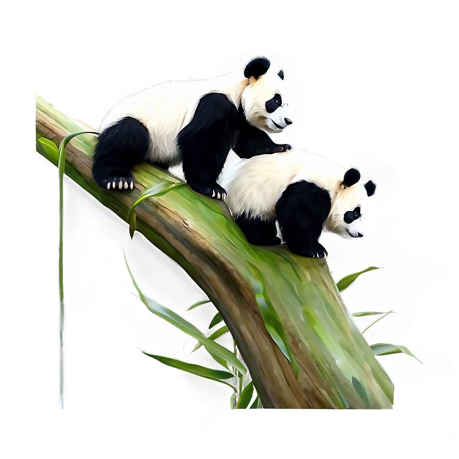 Mother And Baby Panda Png Bmu