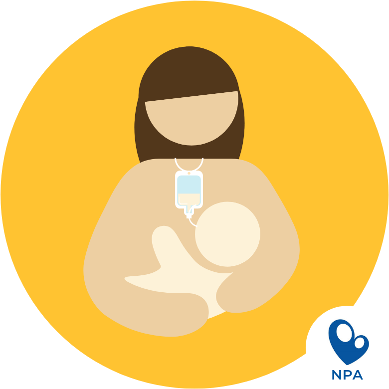 Mother Child Breastfeeding Illustration