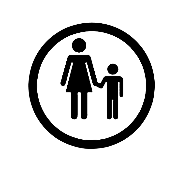 Mother Child Silhouette