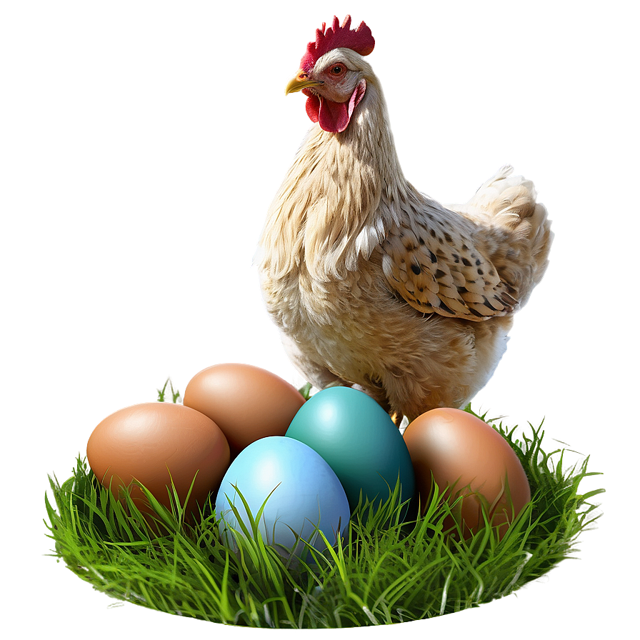 Mother Hen With Eggs Png Nem51