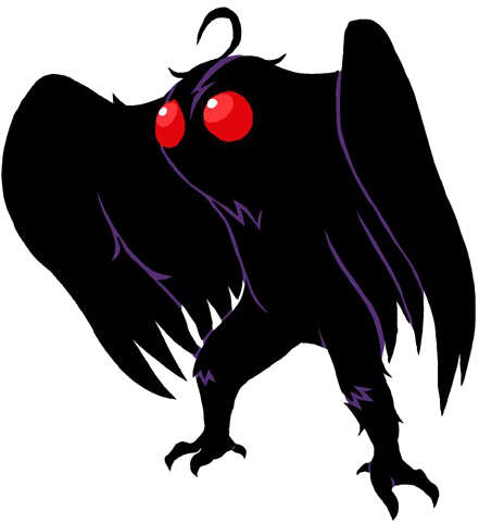 Mothman Cartoon Representation