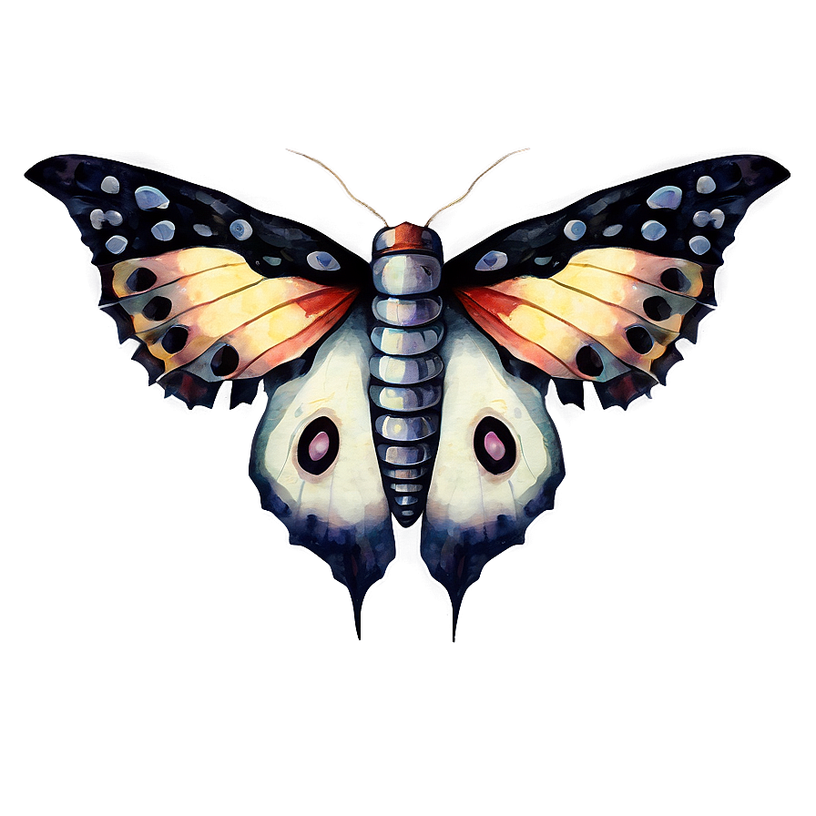 Mothra Watercolor Png 7