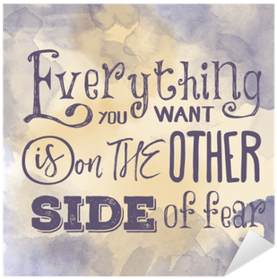 Motivational Quote Overcoming Fear