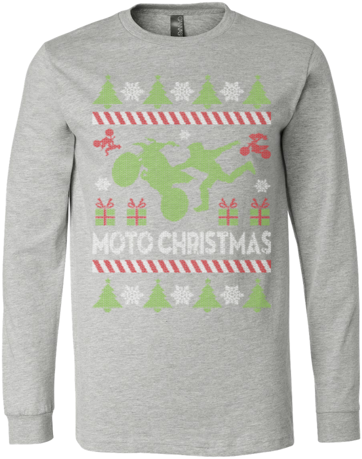 Moto Christmas Themed Sweatshirt