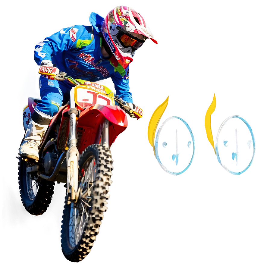 Motocross Rider In Air Png 06242024