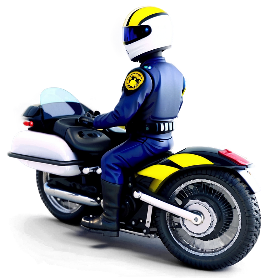 Motorcycle Cop Png Gpp33