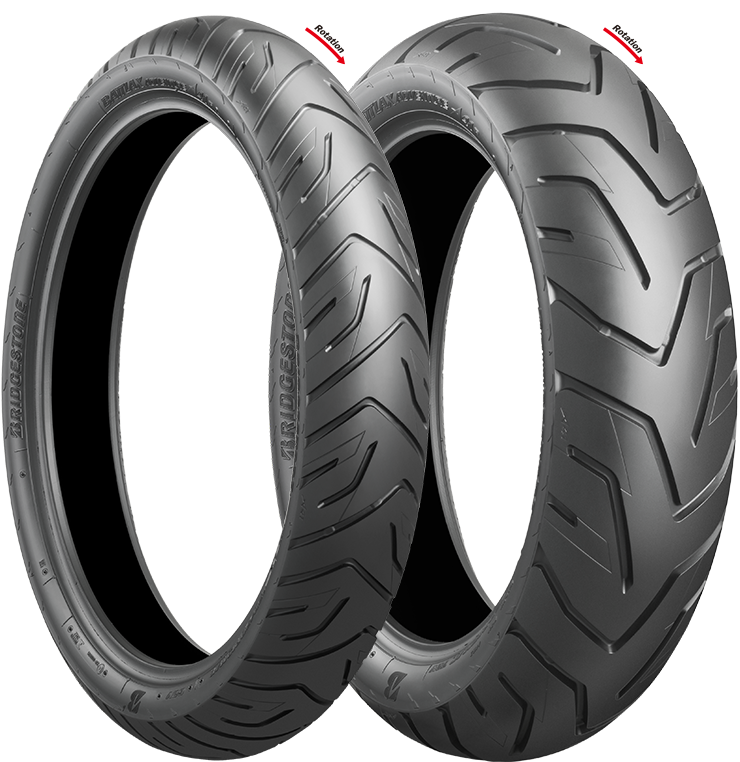 Motorcycle Tyres Interlocking Design