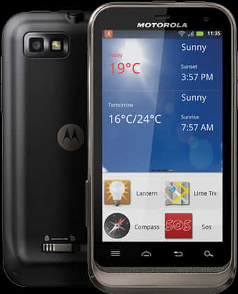 Motorola Android Smartphone Weather Widgets