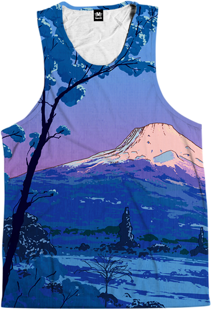 Mount Fuji Graphic Tank Top