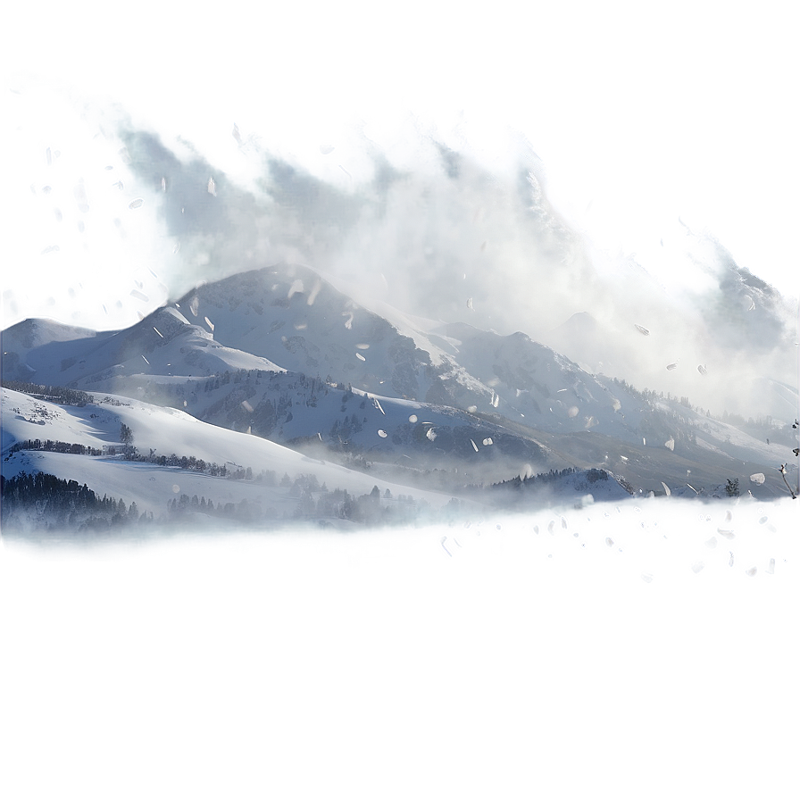 Mountain Blizzard Wind Png 69