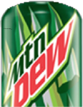 Mountain Dew Can Close Up