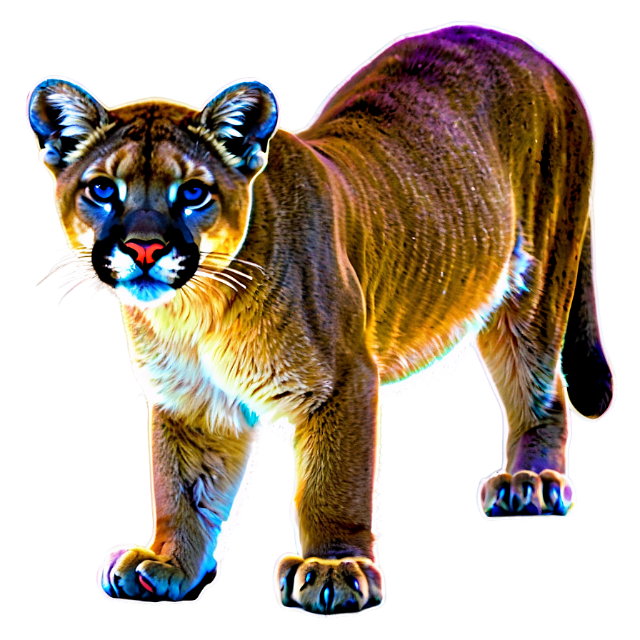 Mountain Lion In Summer Png Nxu53