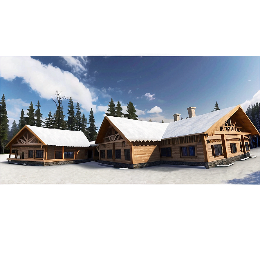 Mountain Mansion Panorama Png 05242024