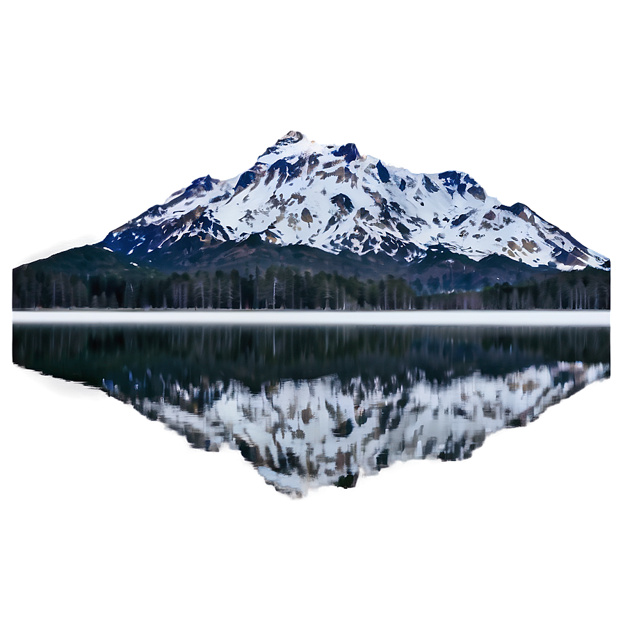 Mountain Reflection Lake Png Deu32