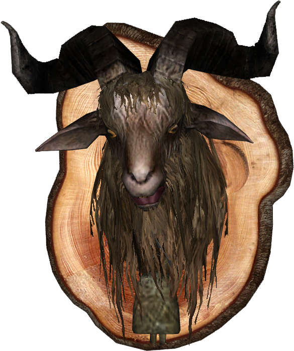 Mounted Goat Head Trophy.png