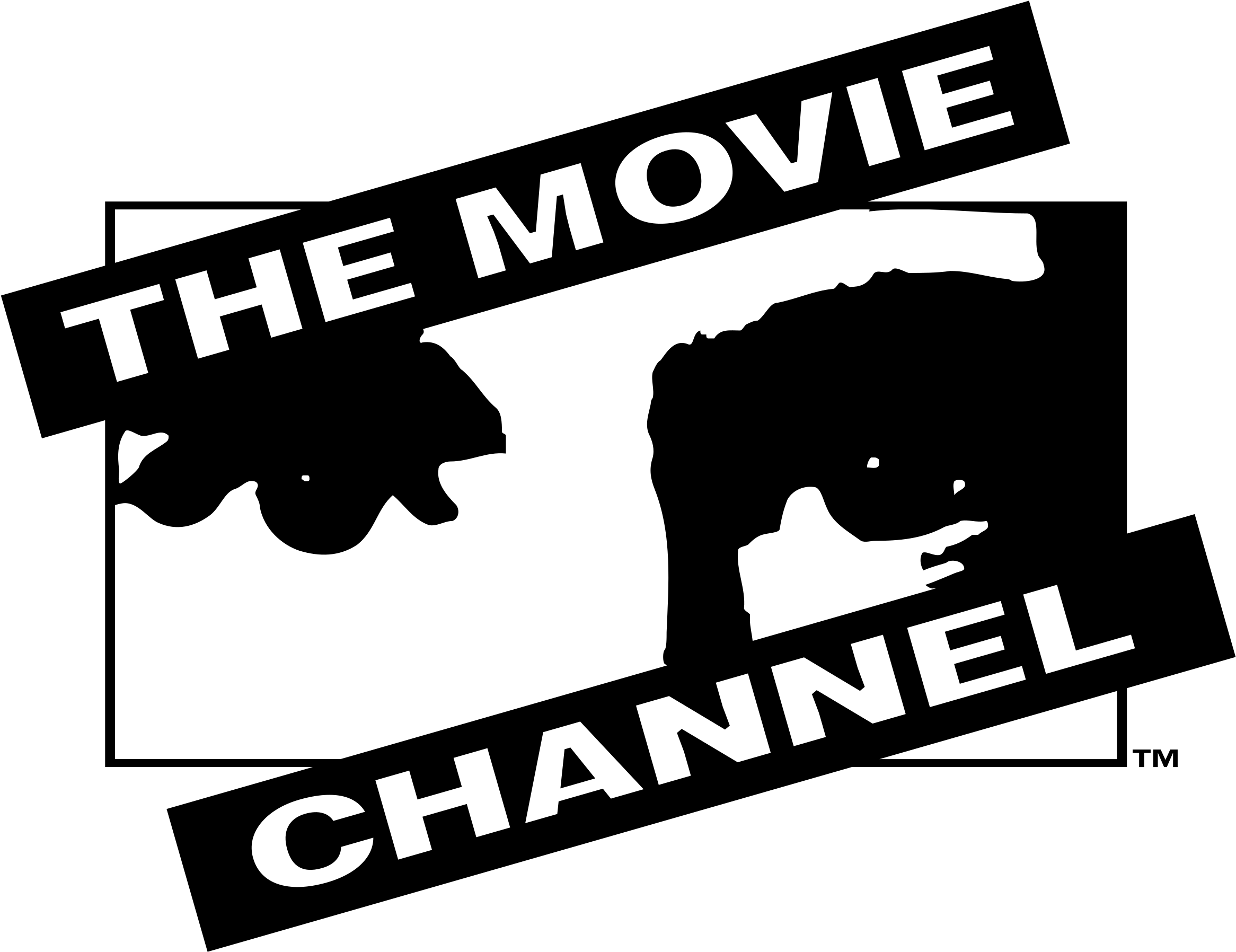 Movie Channel Logo Silhouette