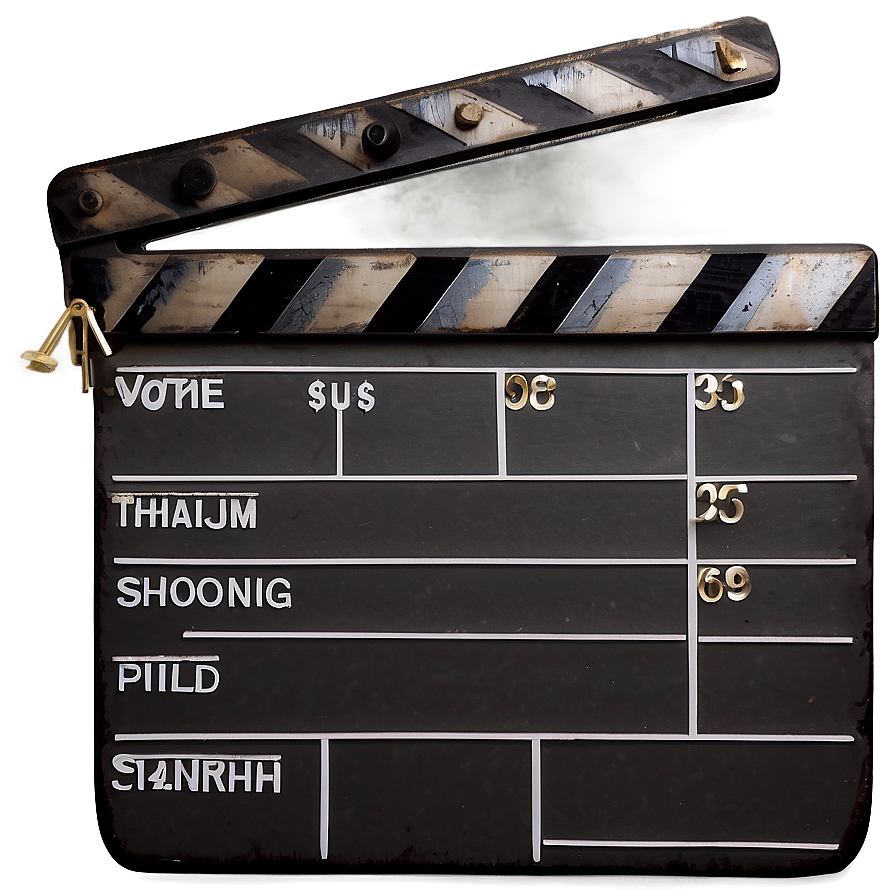 Movie Clapper Film Slate Png Gdq1