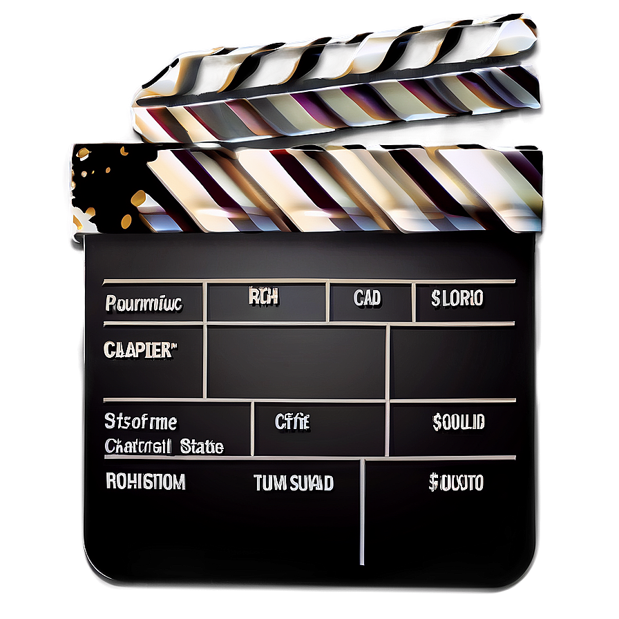 Movie Clapper Film Slate Png Hvq27