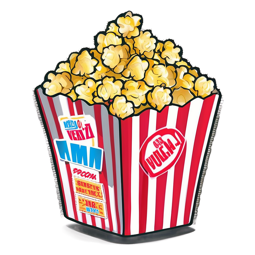 Movie Night Popcorn Kernel Png Ymb43