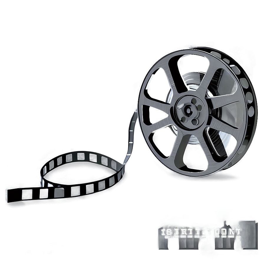 Movie Reel On Projector Png 06212024