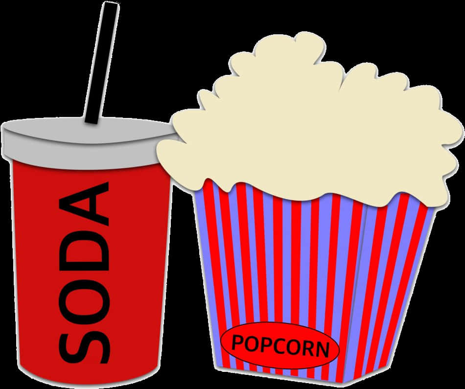 Movie Snack Combo Clipart