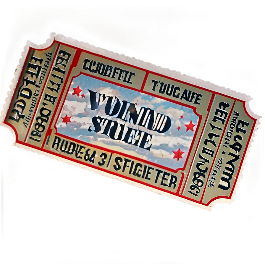 Movie Ticket Stub Png 10