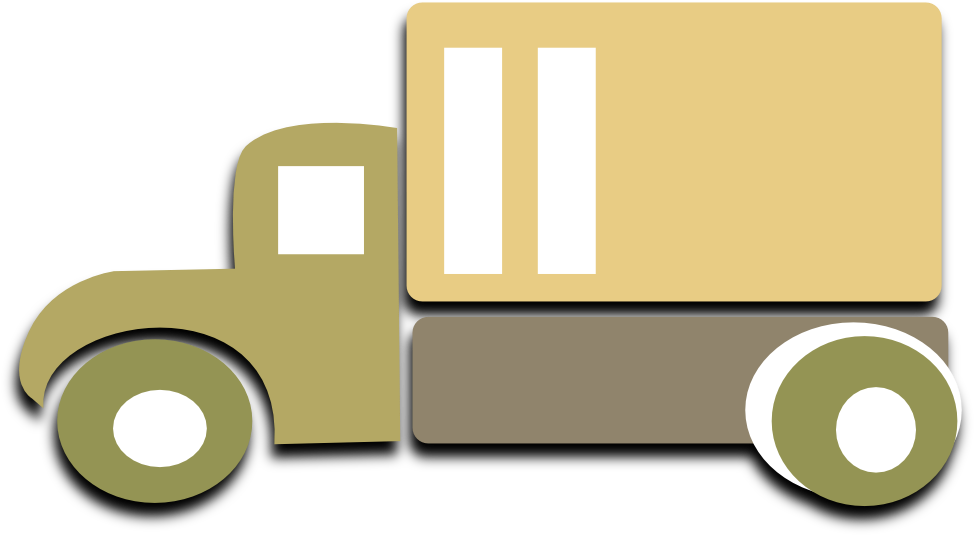 Moving Truck Cartoon Graphic