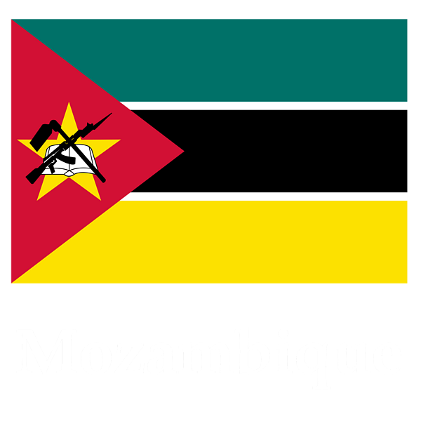 Mozambique Flag Graphic