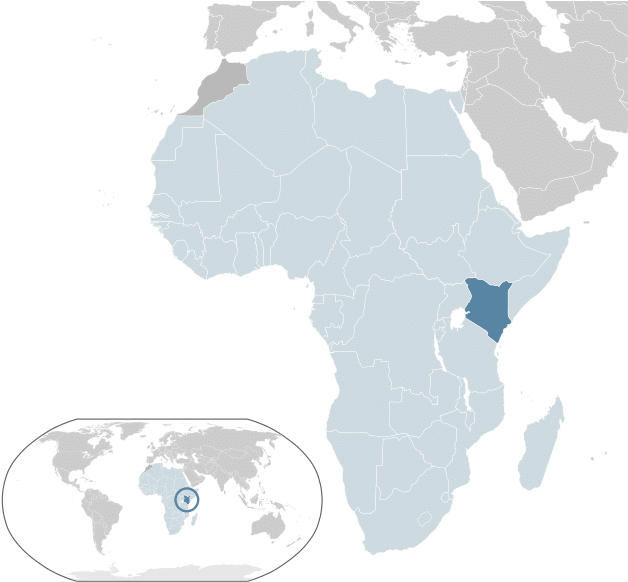 Mozambique Location Map