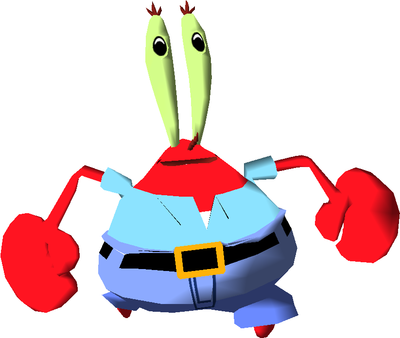 Mr Krabs3 D Model