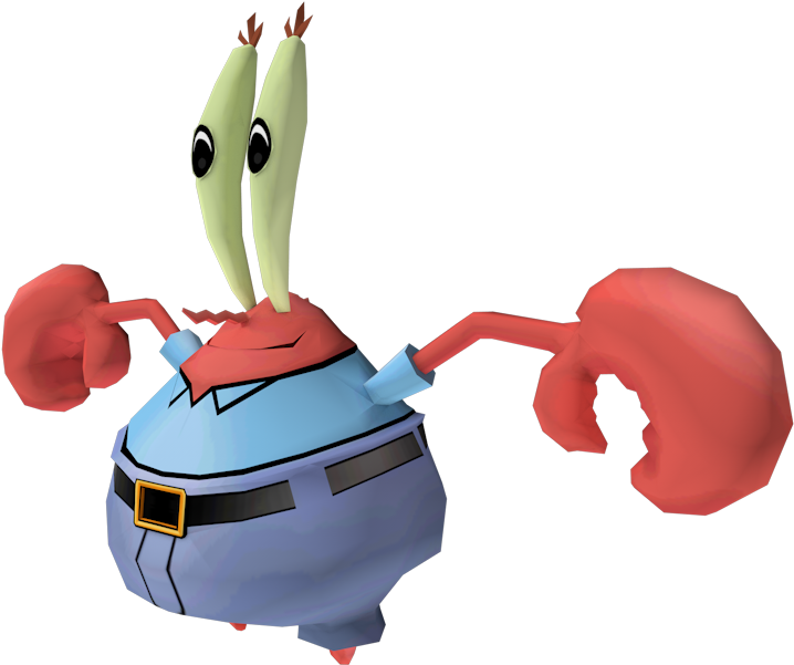 Mr Krabs3 D Model