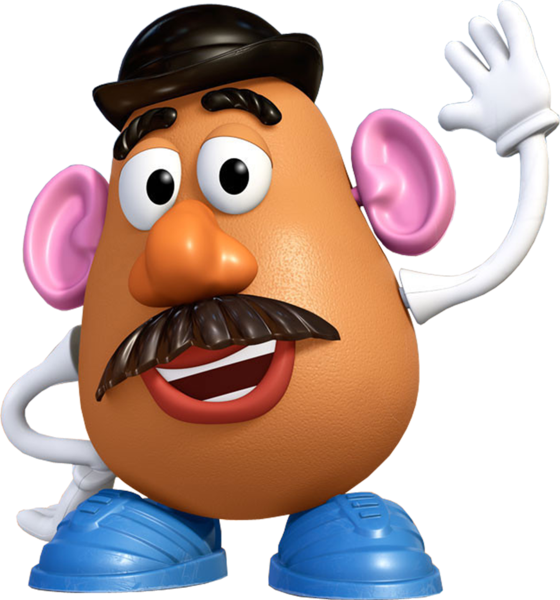 Mr Potato Head Character Waving