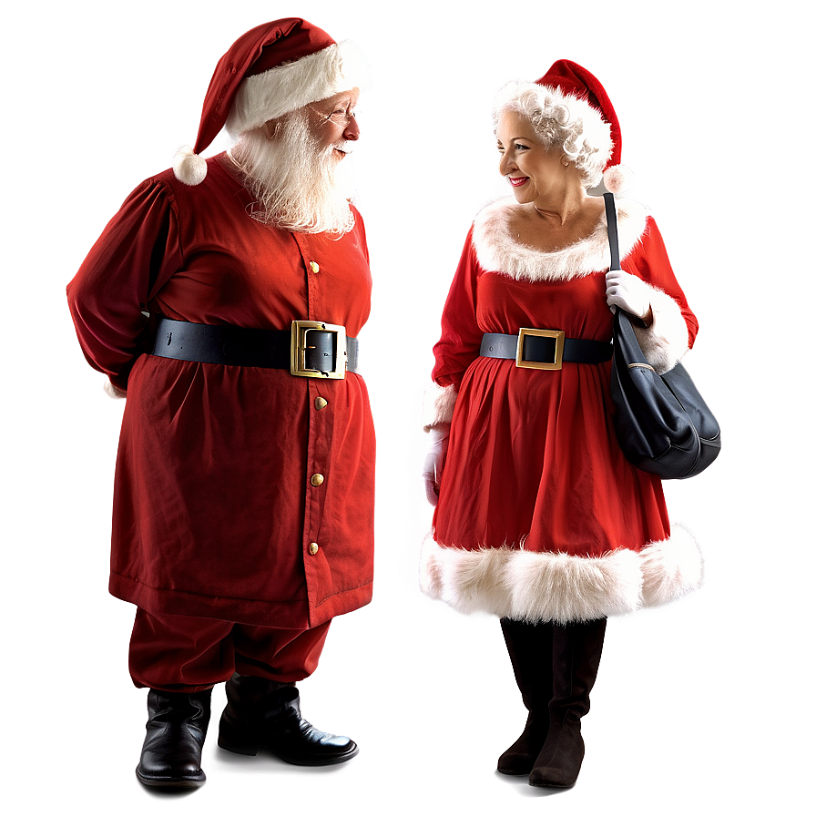 Mrs Claus And Santa Png 29