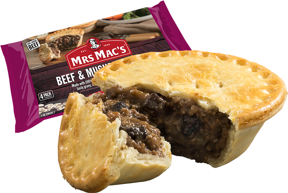 Mrs Macs Beefand Mushroom Pie