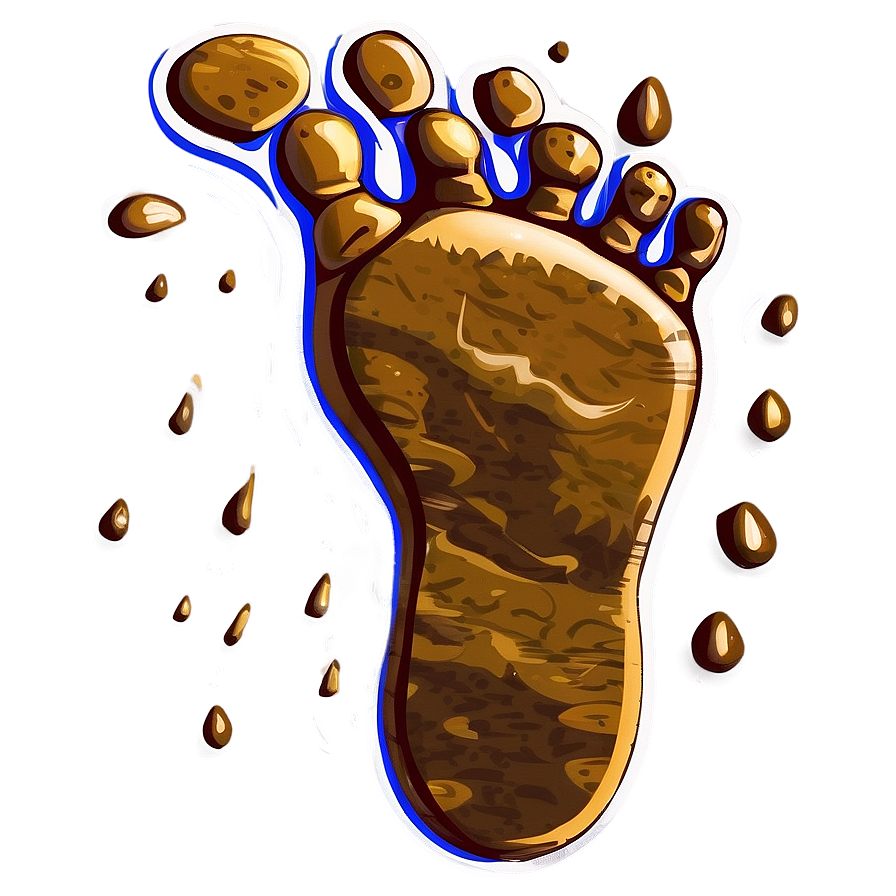 Mud Footprint Clipart Png Stu