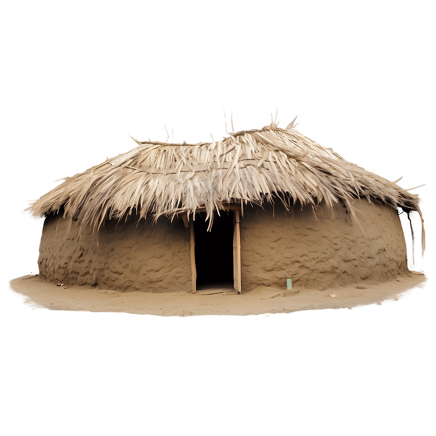 Mud Hut Village House Png 06242024